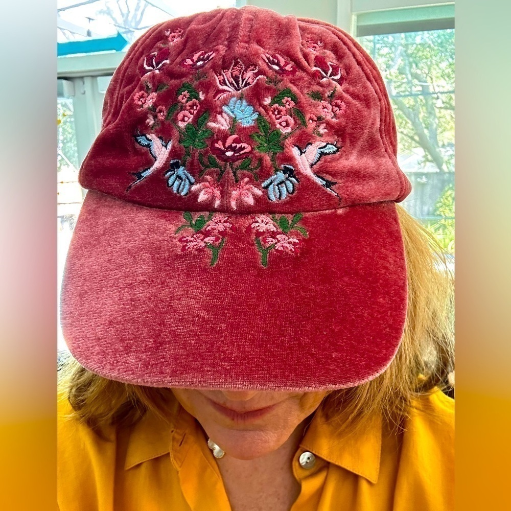 Velour “Dressy” Baseball Cap - Adjustable Strap Sporty
